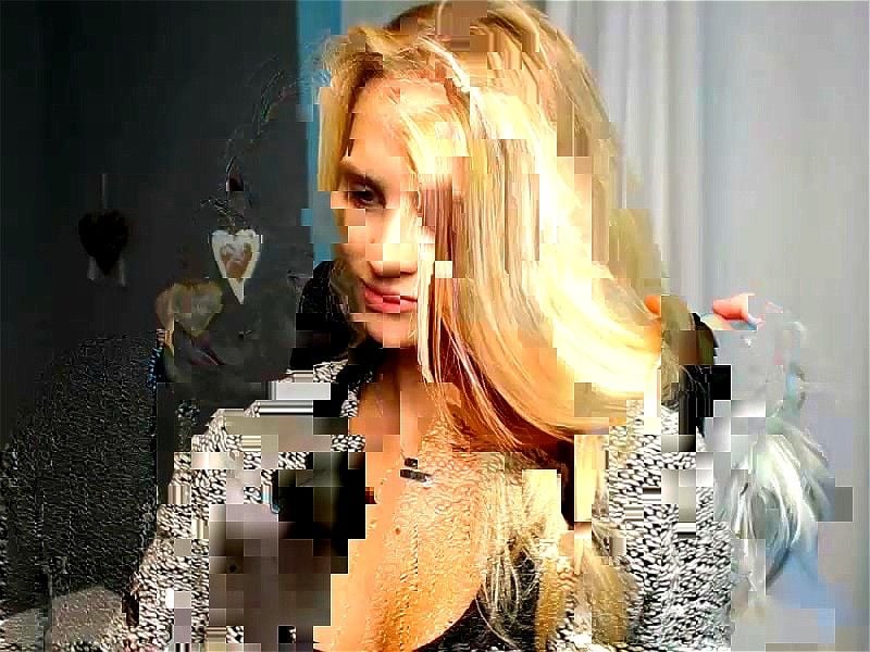 Blonde teases on webcam Blonde teases on webcam
