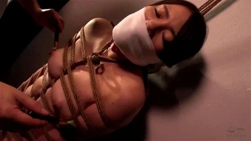 cmv, small tits, rope tied, bondage