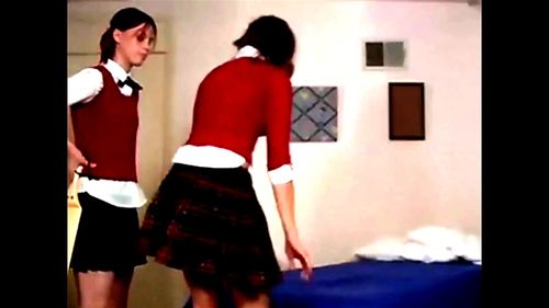 Kaille spanks Jacky with a heavy paddle