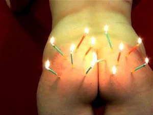 Birthday cake butt