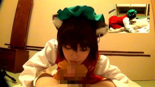 touhou chen(橙) cosplay sex