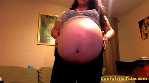 fetish, pregnant, belly, fat belly