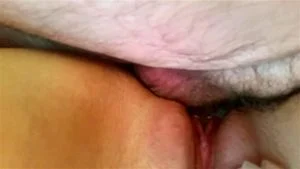 Sperm slut takes creampie inside of pussey