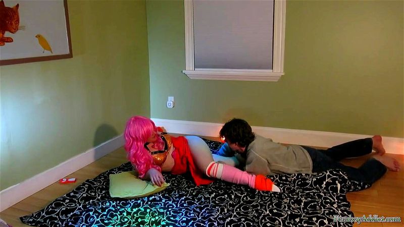 Pink Haired Cheerleader Gets Rimmed,Sucks And Takes Deep Internal Cumshot