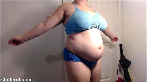 bbw, weight gain, chubby, big belly