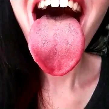 amateur, long tongue, tongue fetish, mouth fetish