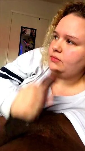 blonde bbw bbc bj