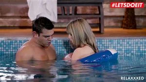 LETSDOEIT - Hungarian Girl Bianka Brill Has Hot Pool Sex With BF