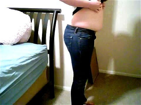 weight gain, brunette, big ass, big boobs