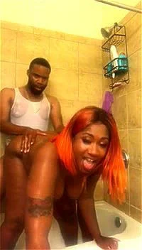 Thick chick fucks in shower Thick chick fucks in shower
