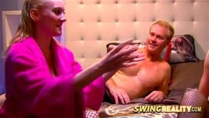 Swinger couple love to be at the Swing House swapping and fucking.