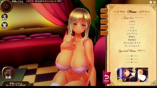 blonde, gameplay, japanese, 3d hentai sex