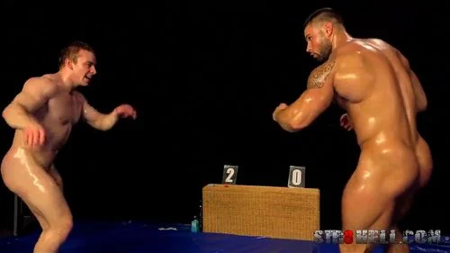 Leo Lombar vs Petr Jarena Oil Wrestling