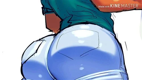 thick big ass, animation, ebony, threesome