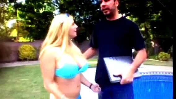 blonde cougar fucks pool guy blonde cougar fucks pool guy