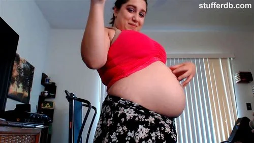 belly bloating, big tits, cgv, weight gain
