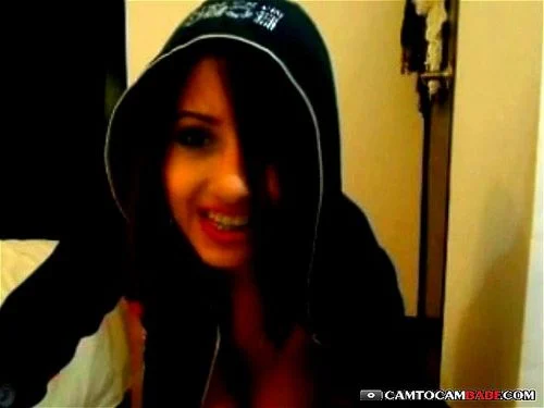 Teen Latina stripping tease webcam