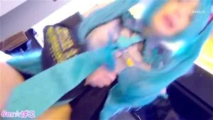 COS Hatsune Miku Creampie Sex ☆ぱこ32