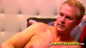 Swing TV show with excited adventurous couple ready to push their sexual desires