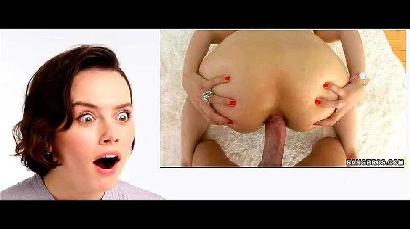 Daisy reacts to anal pounding