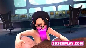 Animated Sexy Heroes with Big Massive Titty Suck a Huge Cock