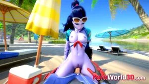 Cute Widowmaker from Video Game Overwatch - Animation Compilation