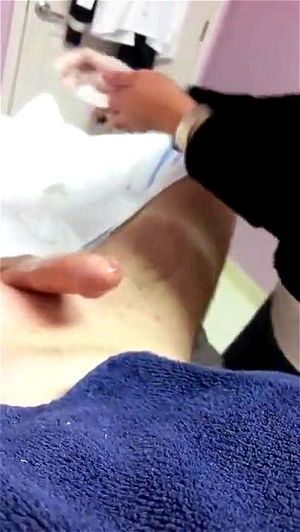 Asian waxing and handjob