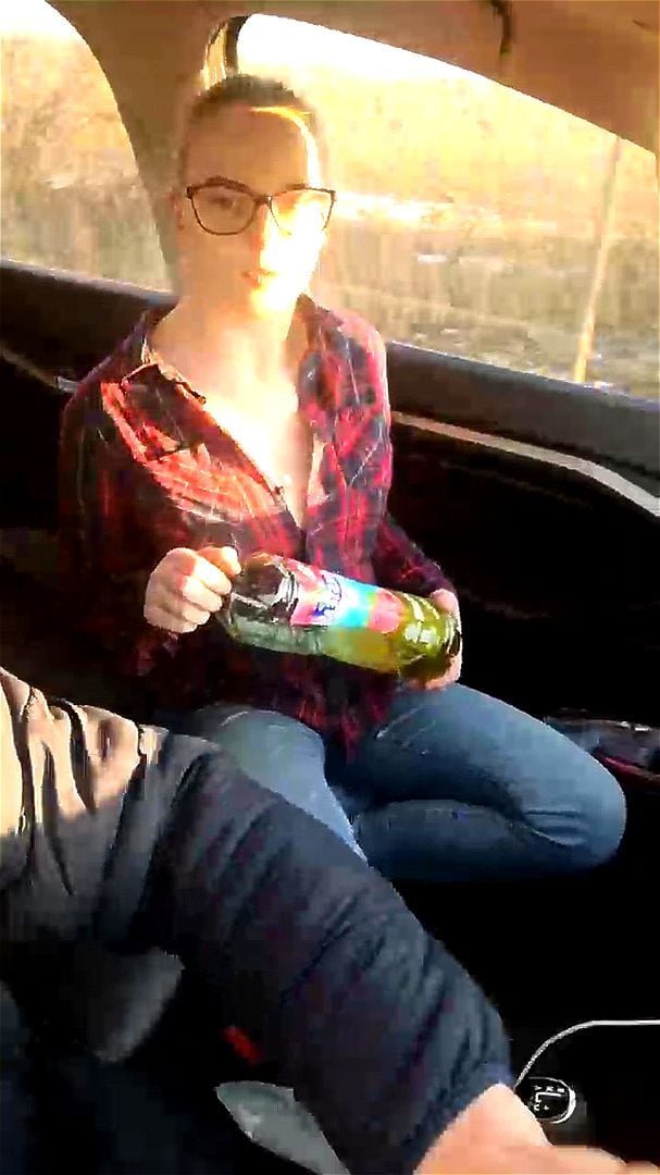 Tease in car Tease in car