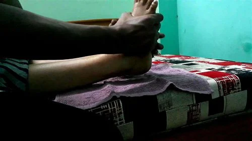 foot fetish, massage, indian, wife
