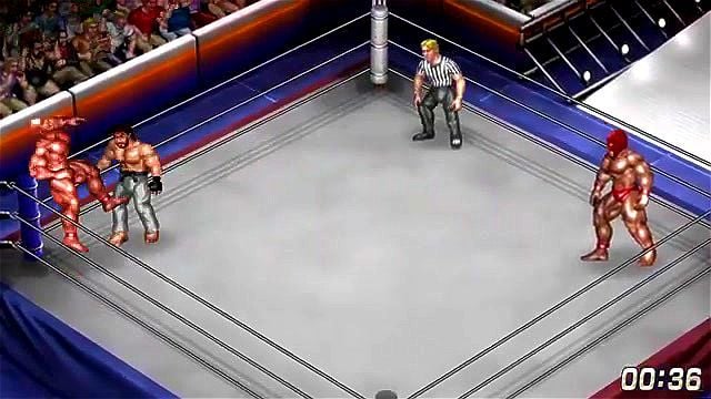 Fire Pro Wrestling World - Gyaku Male Ryona - Giant Brothers vs Ryu