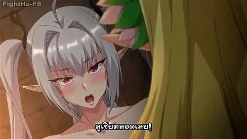 hentai, elf girl, big tits, elf