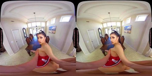 virtual reality, vr, pov, brunette