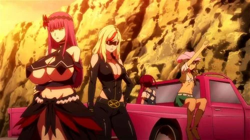 Valkyrie Drive Fanservice Compilation