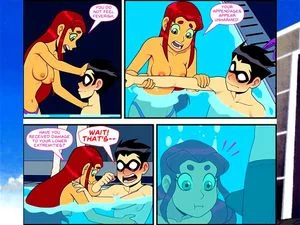 Watch Titan pool - Teen Titans, Comic, Parody Porn - SpankBang