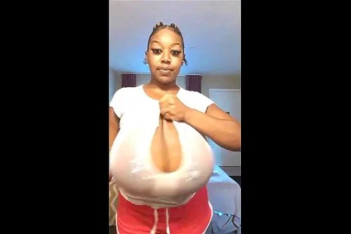 ebony, bbw, big tits, boobs