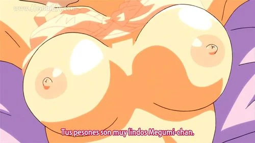 anime hentai, cumshot, big tits, big ass