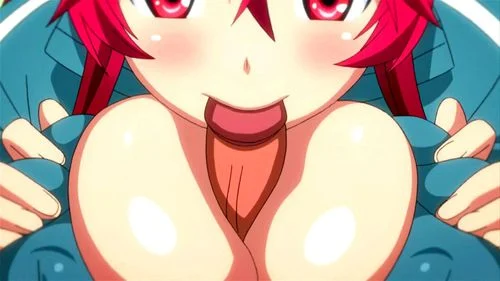 hentai, itadaki seieki, big tits, sexy girl