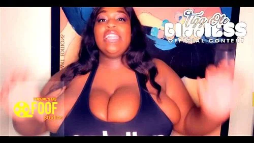 bbw, boobs tits, ebony, huge natural boobs