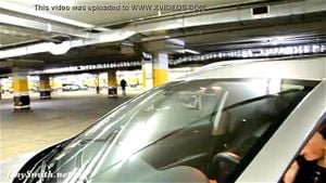 Jeny Smith Dildo in Parking Garage