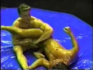 BG Enterprise: Canadian Nude Oil Wrestling 3 - Bout 4: Johnny Lightning vs Jimmy Dean