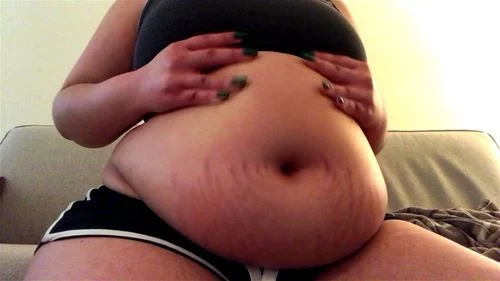 fat, fat belly, belly play, bbw belly