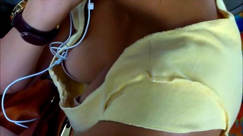 Candid downblouse