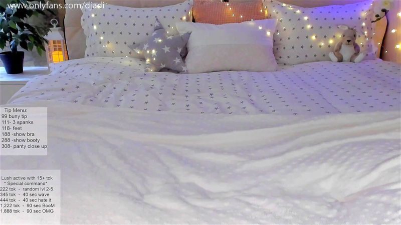 Brunette lying on bed Brunette lying on bed