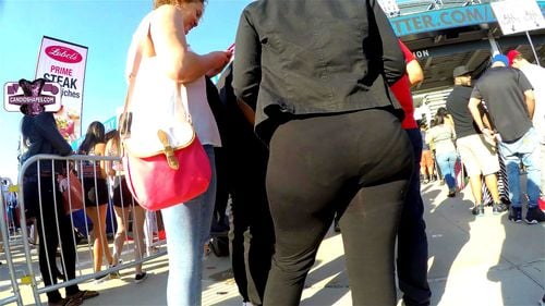 big ass, babe, brunette, public