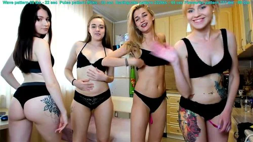 hot group of masturbating girls