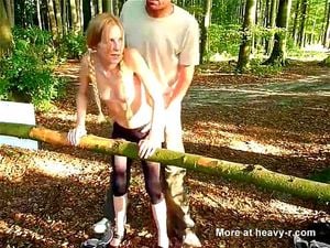Watch Poor petite German in the woods - Outdoor, Petite Blonde, Babe Porn -  SpankBang