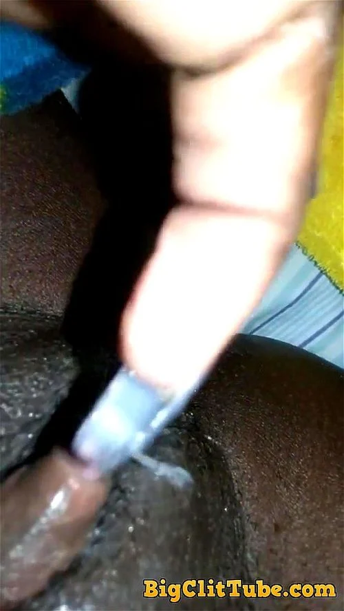 masturbation, nails, ebony, clit rubbing