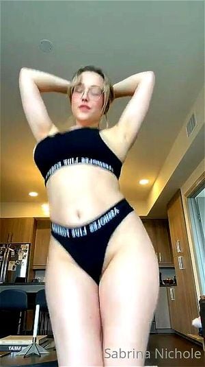 Blonde babe teasing