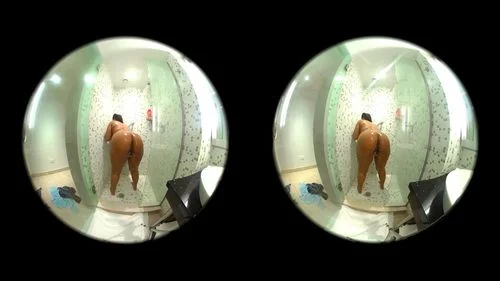 virtual reality, donk, ebony, thick