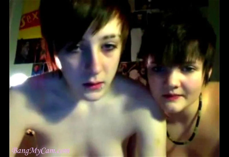 lesbian emo teen with short hair sex camshow part 2